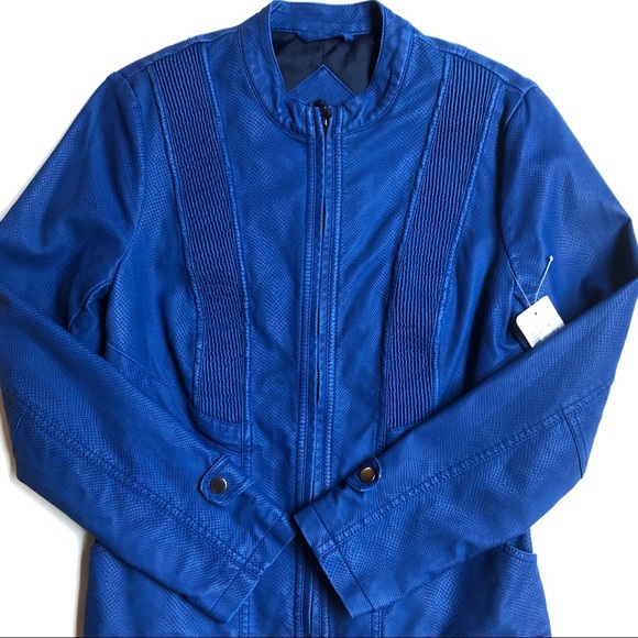 Cleo | Vegan Leather Moto Jacket NWT - Picture 3 of 16